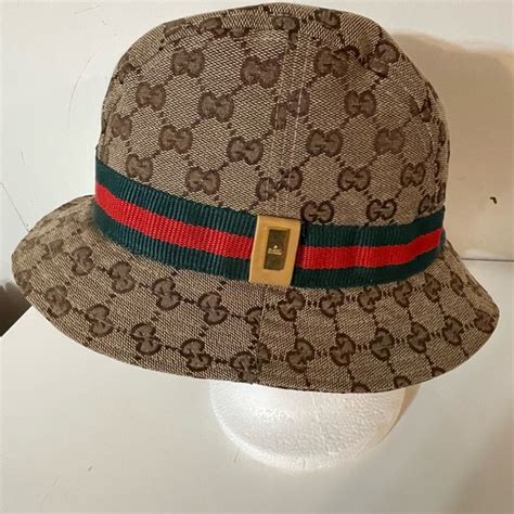 gucci visor real or fake|authentic Gucci bucket hat.